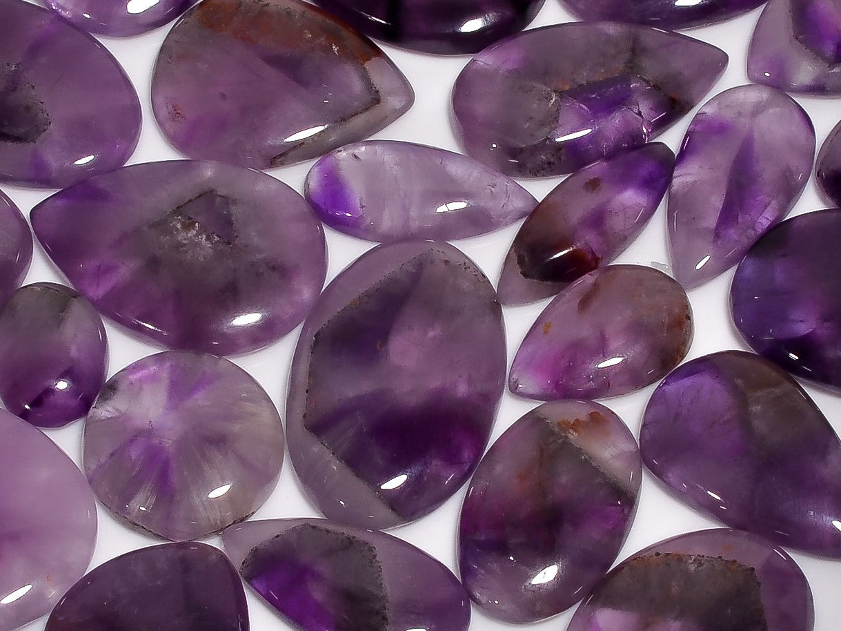Chakra Healing Stones – Wholesale Trapiche Amethyst Cabochons for Energy Work & Jewelry
