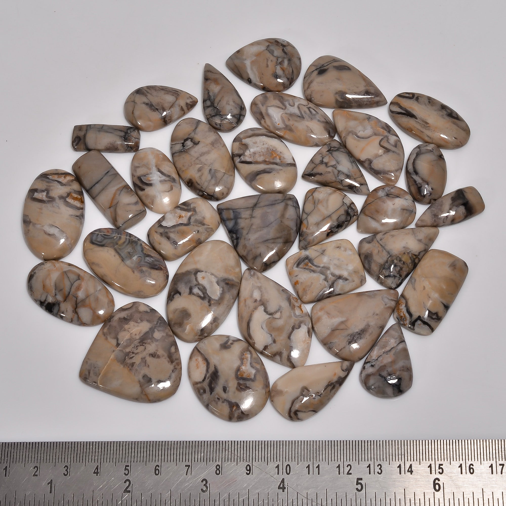 Spiritual & Metaphysical Stones – Wholesale Natural Wave Jasper Cabochons