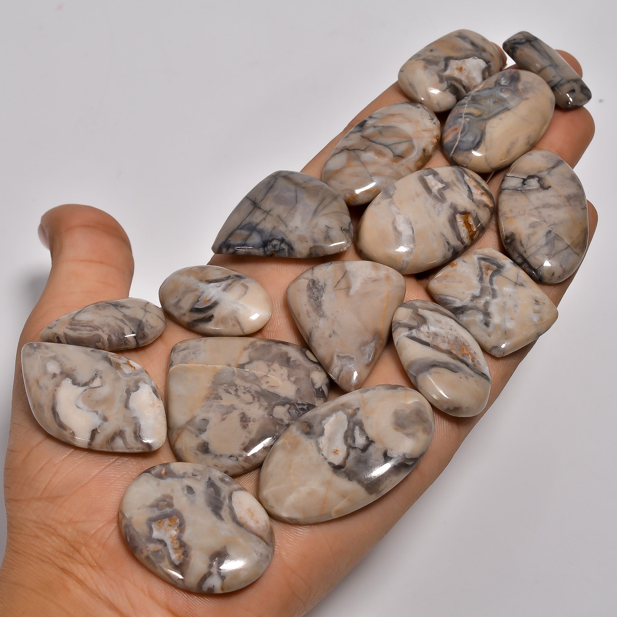 Spiritual & Metaphysical Stones – Wholesale Natural Wave Jasper Cabochons