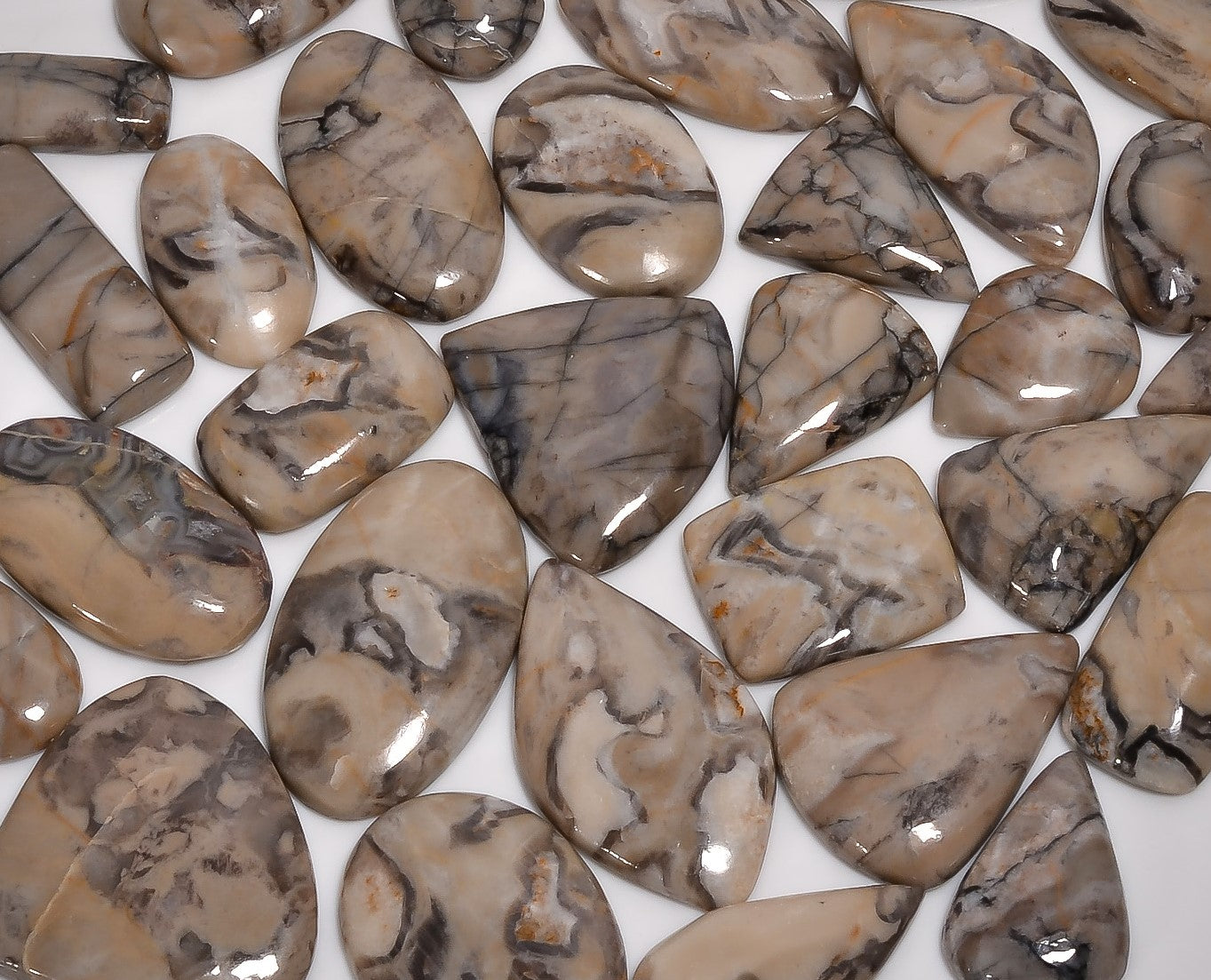 Spiritual & Metaphysical Stones – Wholesale Natural Wave Jasper Cabochons