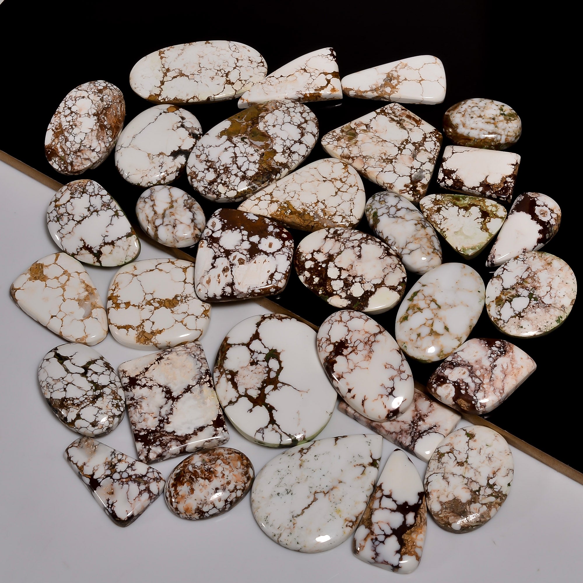 Authentic Natural wild horse cabochon Gemstones – Large Wholesale Parcel