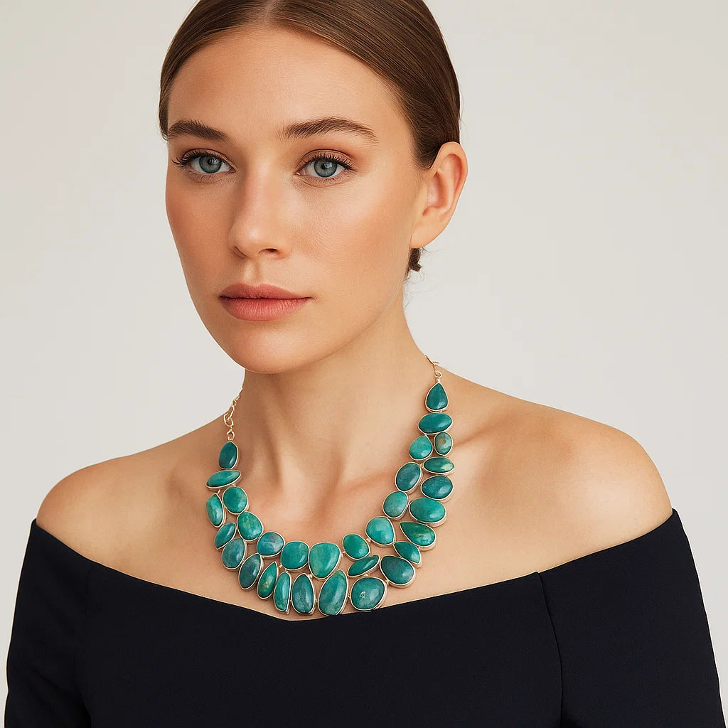 Turquoise Silver Necklace