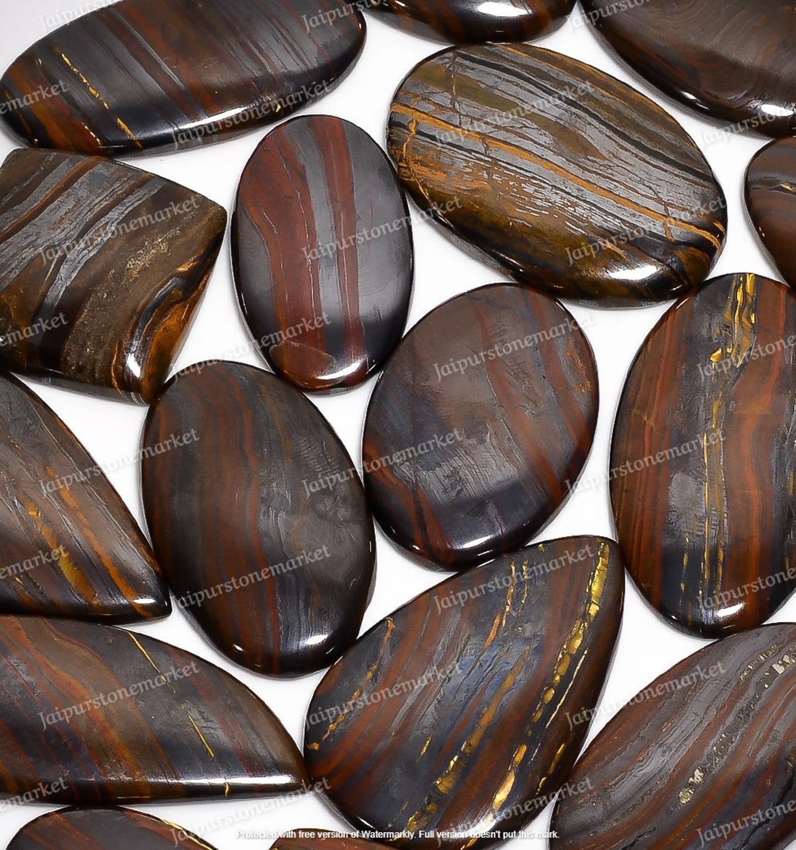 Natural Iron Tiger Eye Gemstone