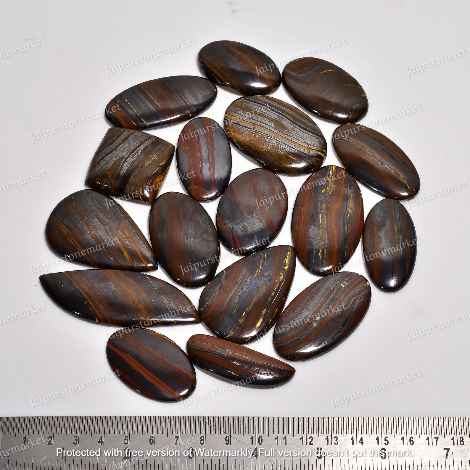 Natural Iron Tiger Eye Gemstone