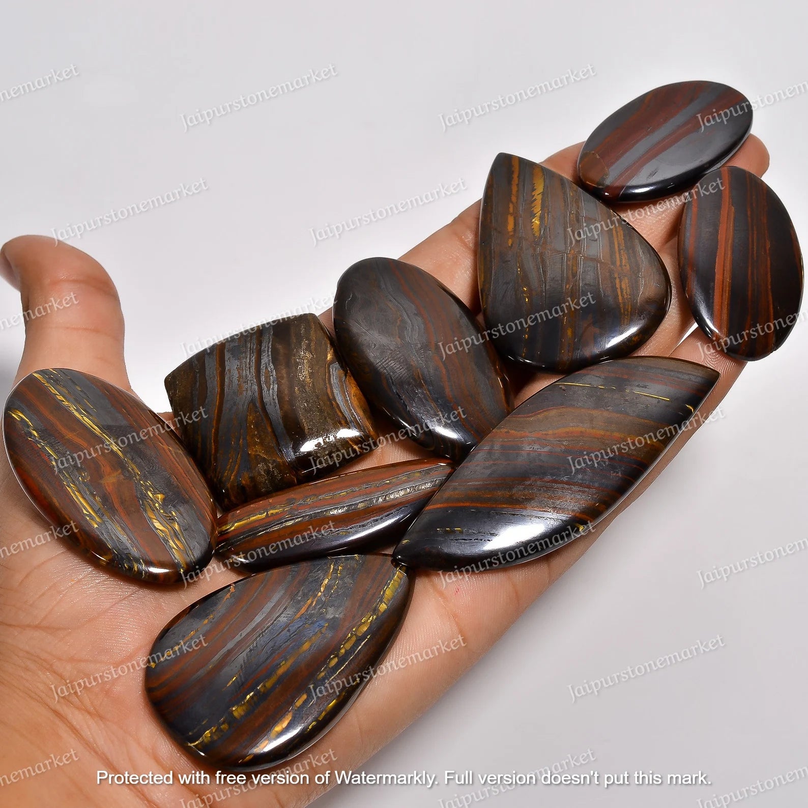 Natural Iron Tiger Eye Gemstone