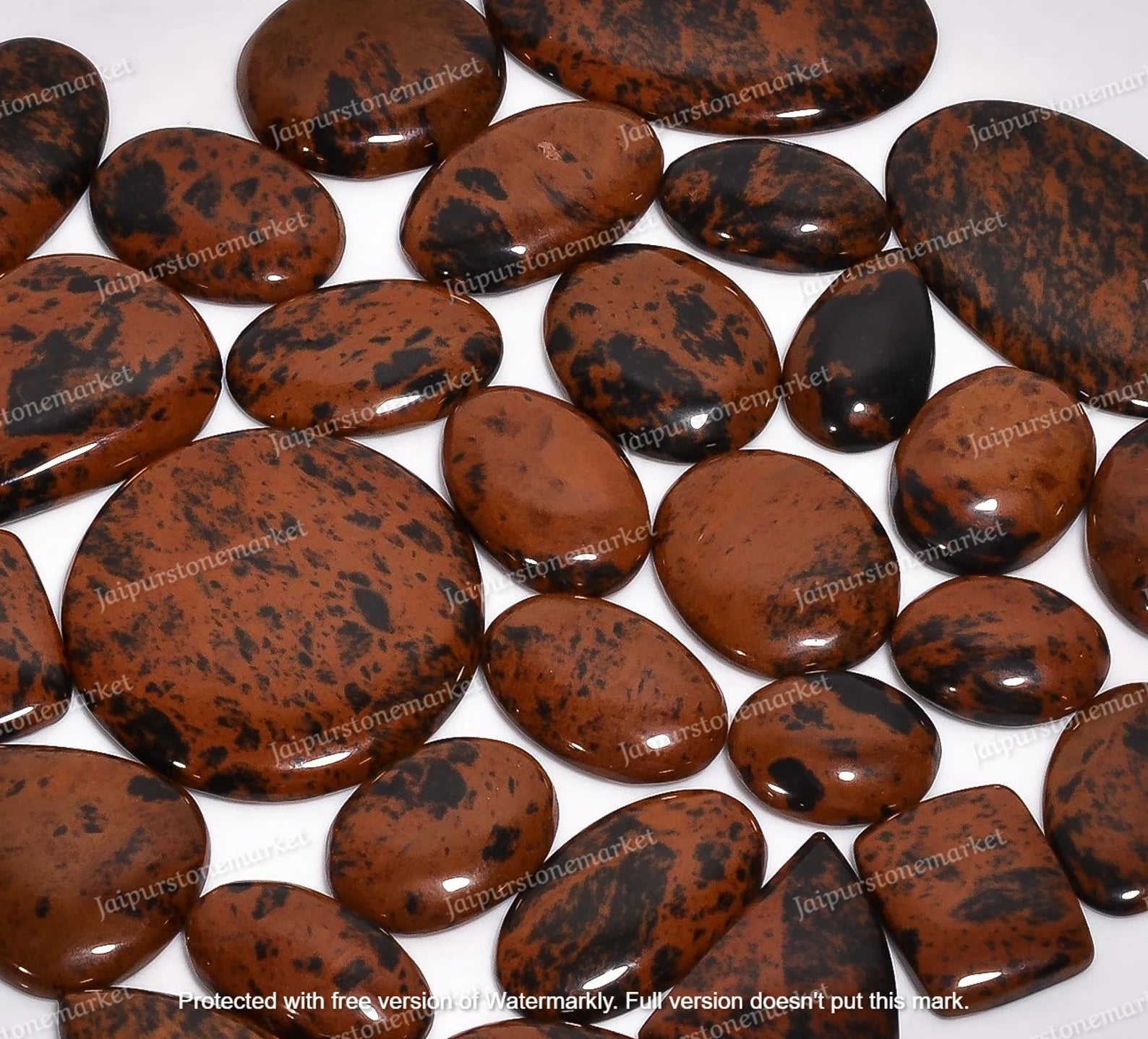 Natural Mahagony Obsidian Cabochon