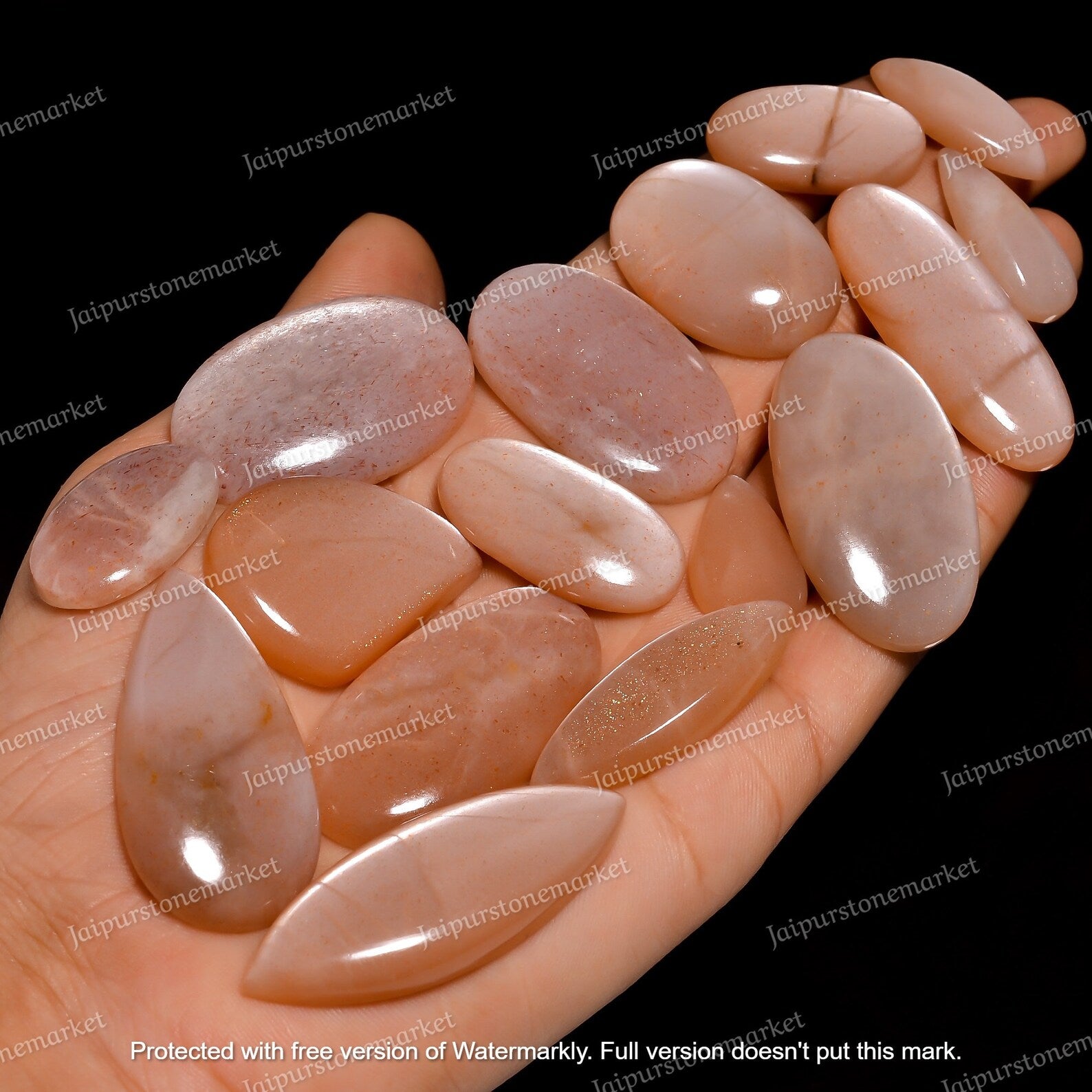 Peach Moonstone Cabochon
