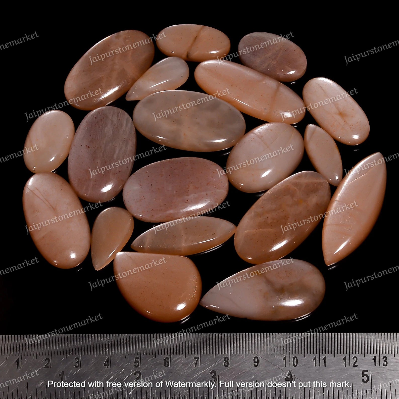 Peach Moonstone Cabochon
