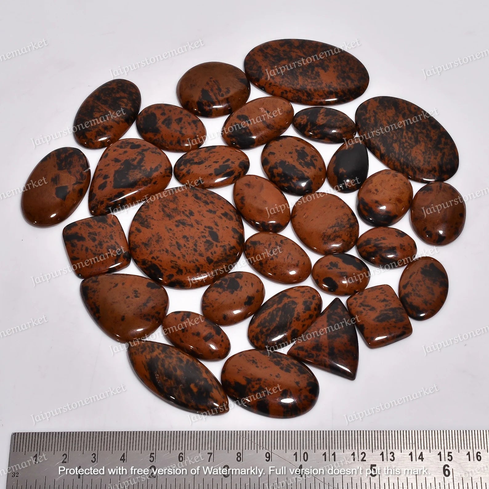 Natural Mahagony Obsidian Cabochon