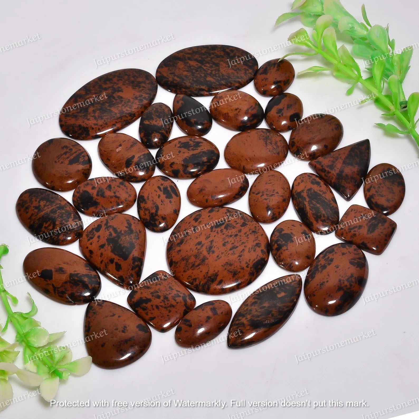 Natural Mahagony Obsidian Cabochon