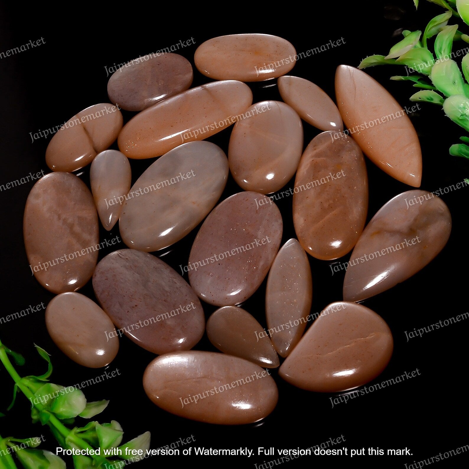 Peach Moonstone Cabochon